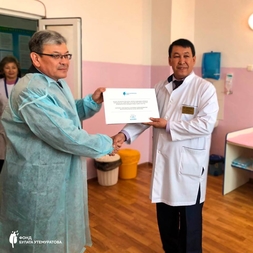 Bulat Utemuratov Foundation Presented Medical Equipment to District Hospital in Merke