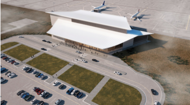 Airport passenger terminal construction 